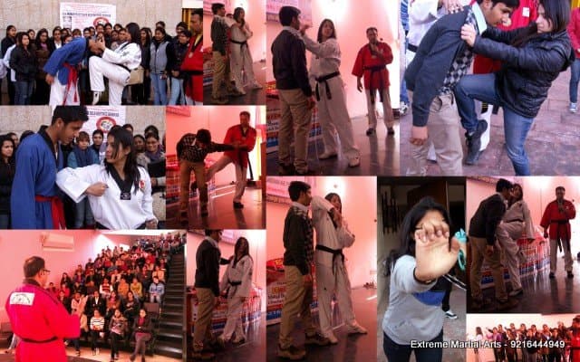 Self Defence Seminar at Gandhi Bhawan, Panjab University, Chandigarh.
